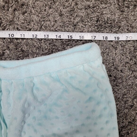 New Jaclyn Intimates Size 2X Piece Plush Blue Fleece Pajama Set Super Soft! - Picture 10 of 11